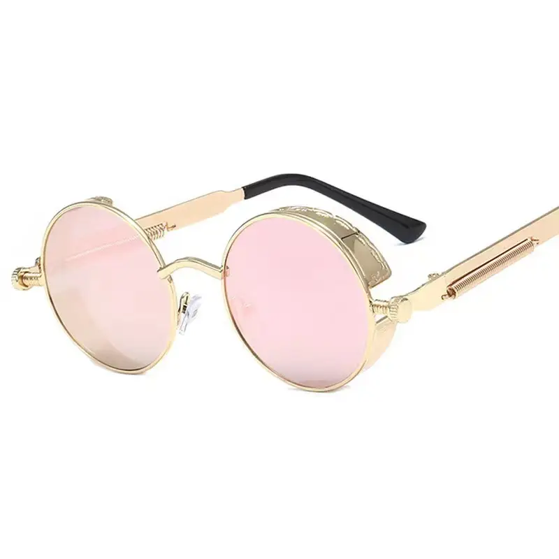 Black Cross-Mirror Street Sunglasses for Men Women - Image 9