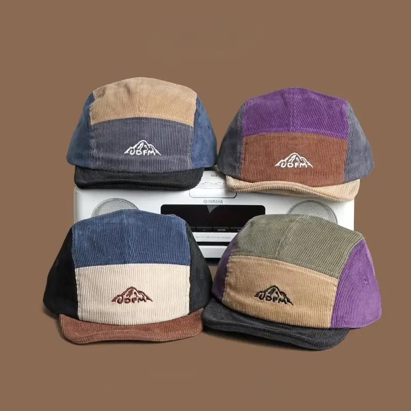 Japanese Retro Color Matching Baseball Caps for Men Women - Image 6