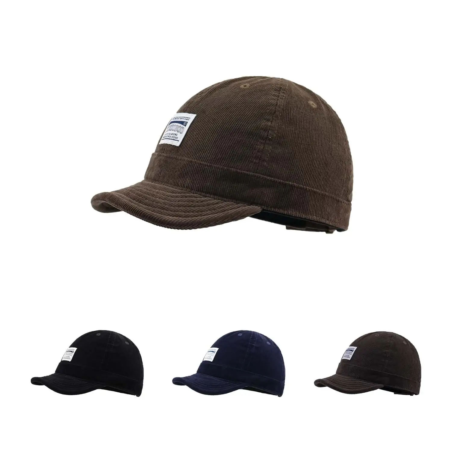 Women Winter Bim Cap Black Japanese Style - Image 5