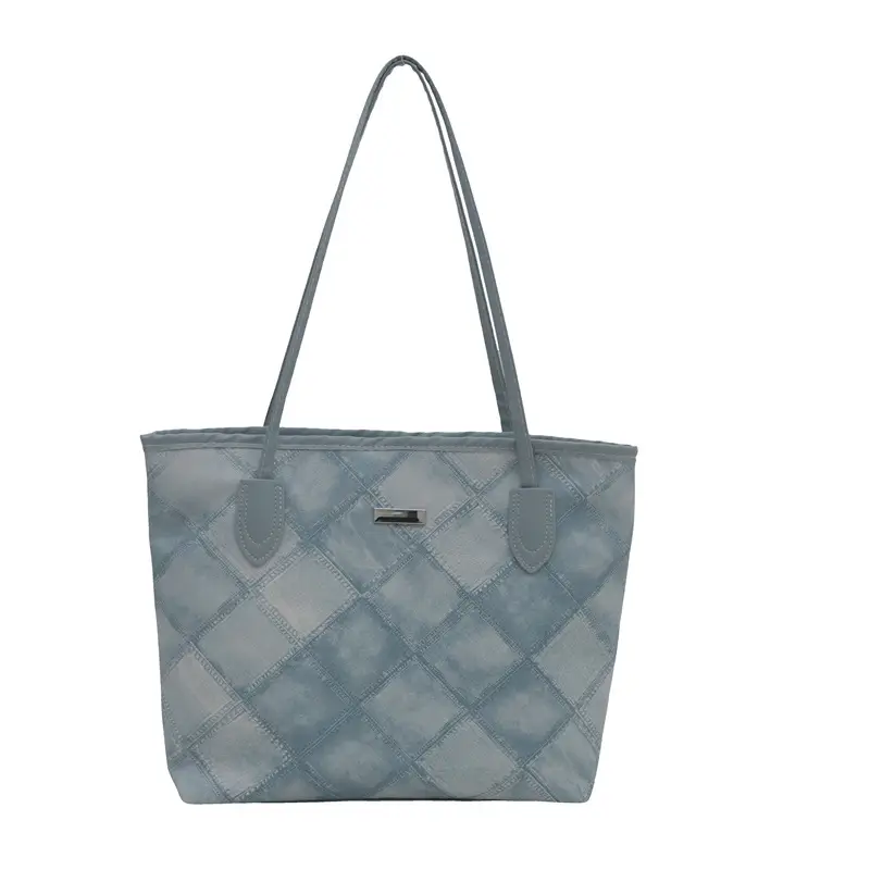 Women's Rhomboid Casual Shoulder Bag Grey 2024 - Image 8