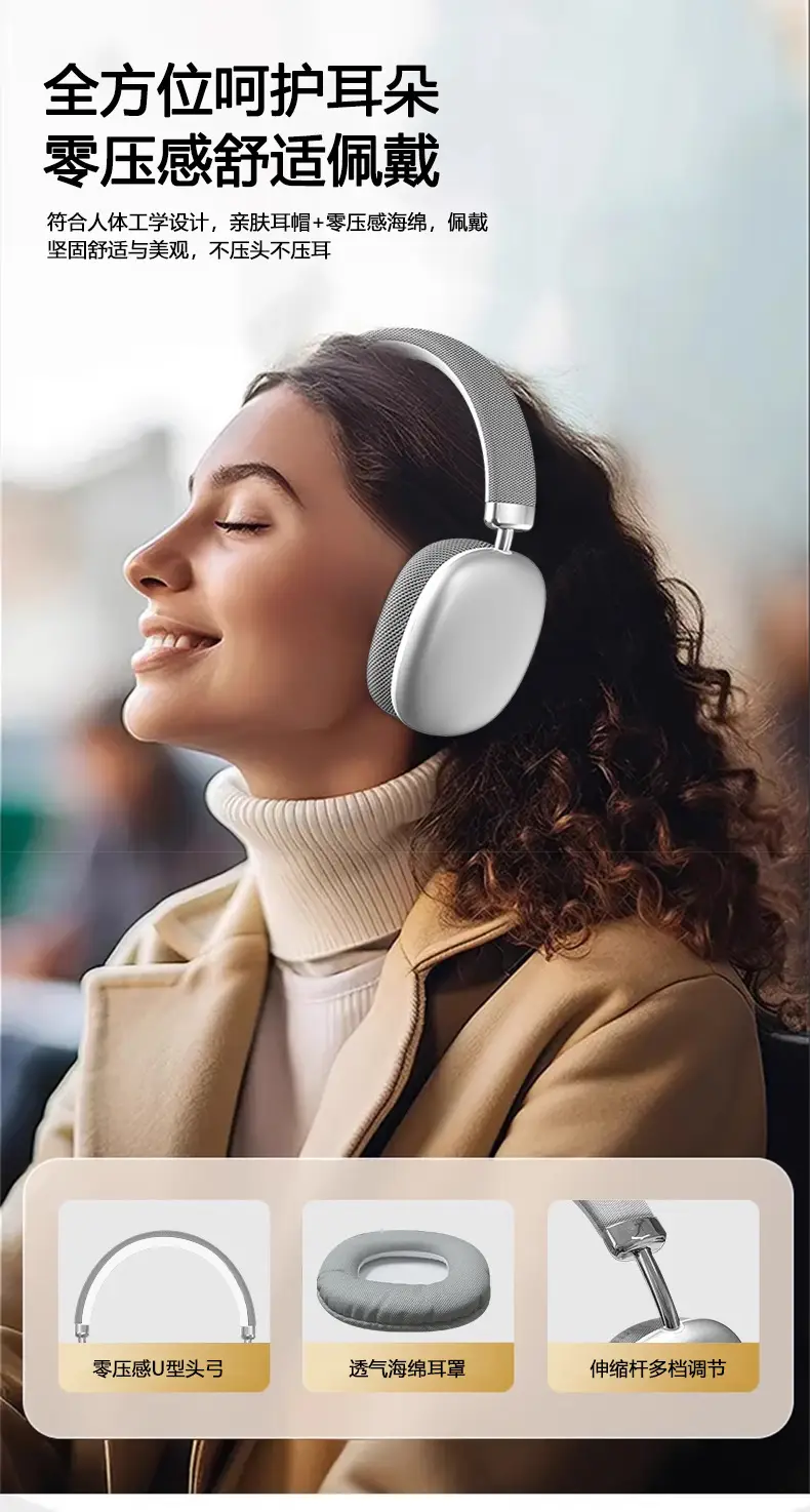 Wireless Bluetooth Headphones with 360° Sound & Voice Control — feature 12