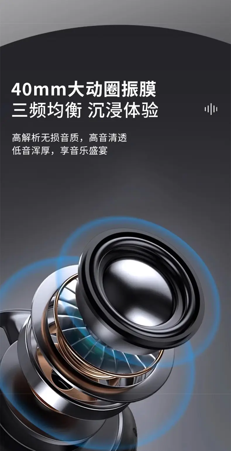 Wireless Bluetooth Headphones with 360° Sound & Voice Control — feature 6