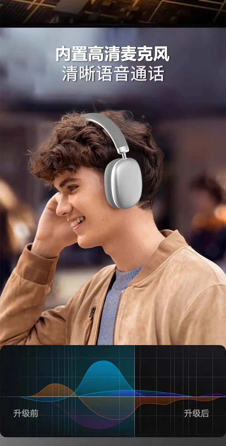 Wireless Bluetooth Headphones with 360° Sound & Voice Control — feature 8
