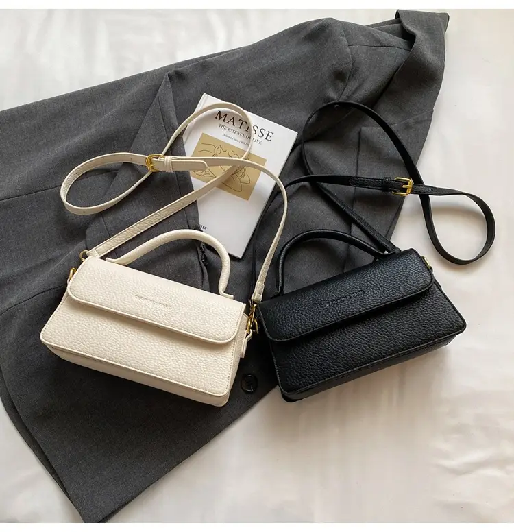 Brown Leather Women's Shoulder Bag with Gold Hardware — feature 38