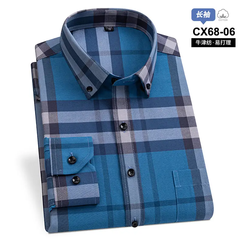 Men Cotton Striped Slim Fit Shirt with Pockets — feature 27