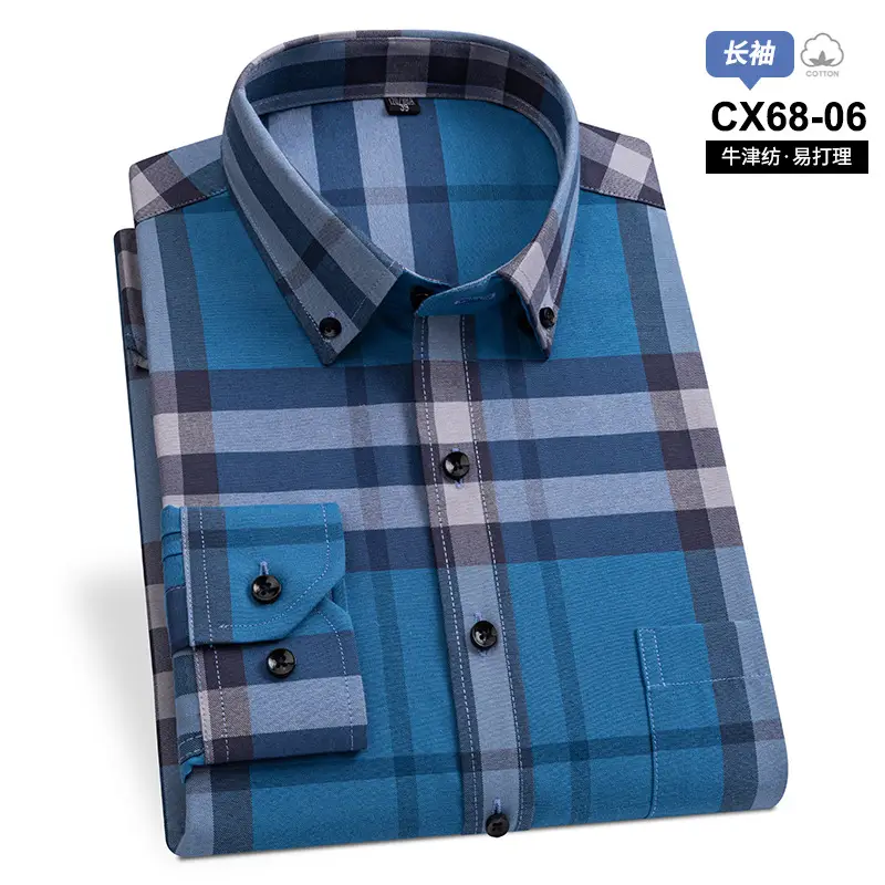 Men Cotton Striped Slim Fit Shirt with Pockets - Image 5