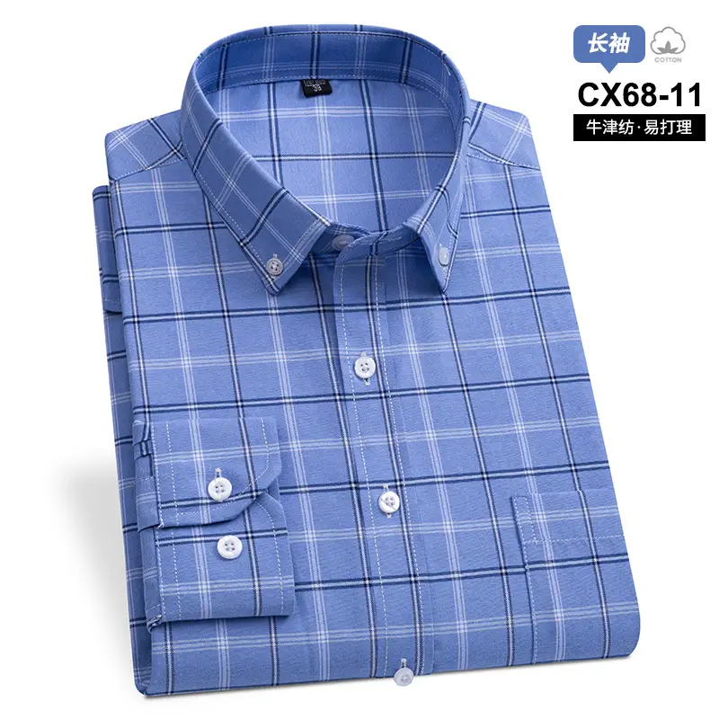 Men Cotton Striped Slim Fit Shirt with Pockets - Image 9