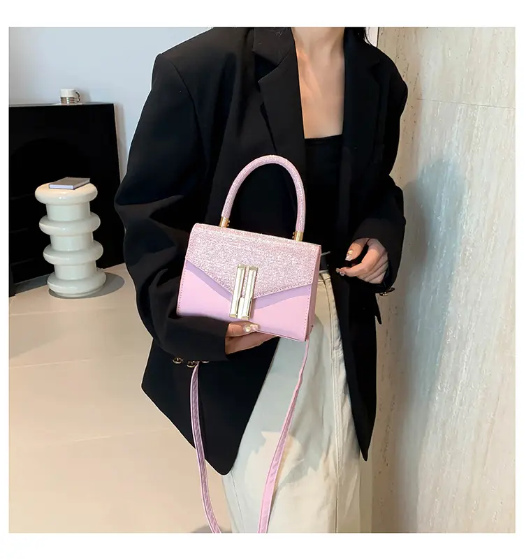 Women's Black Sequin Shoulder Bag 2024 — feature 13