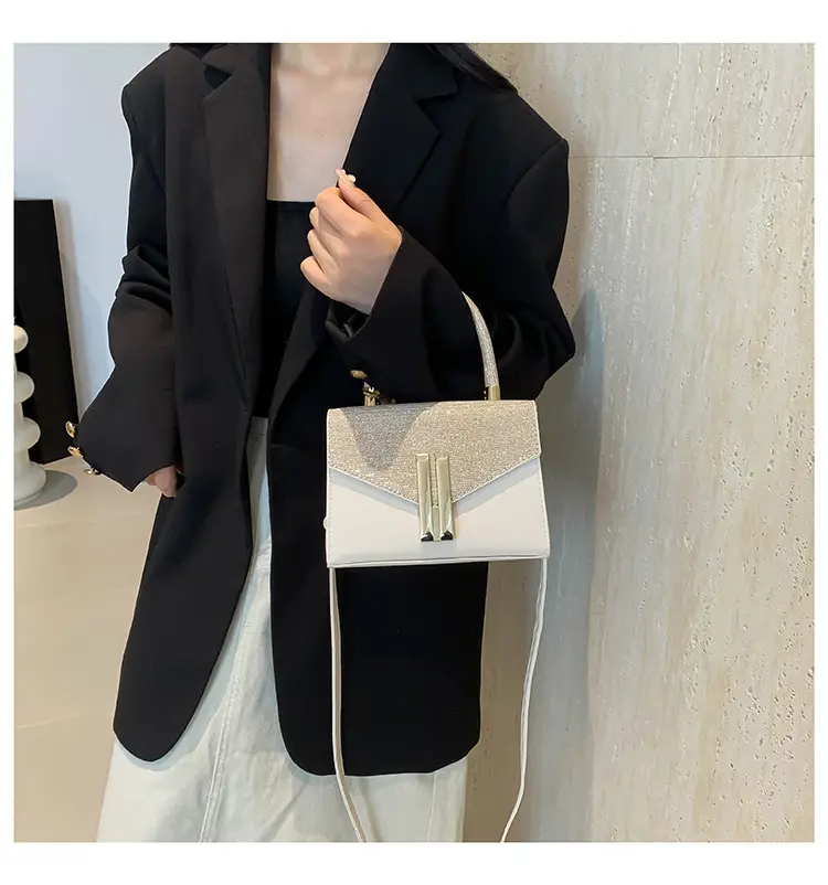 Women's Black Sequin Shoulder Bag 2024 — feature 15