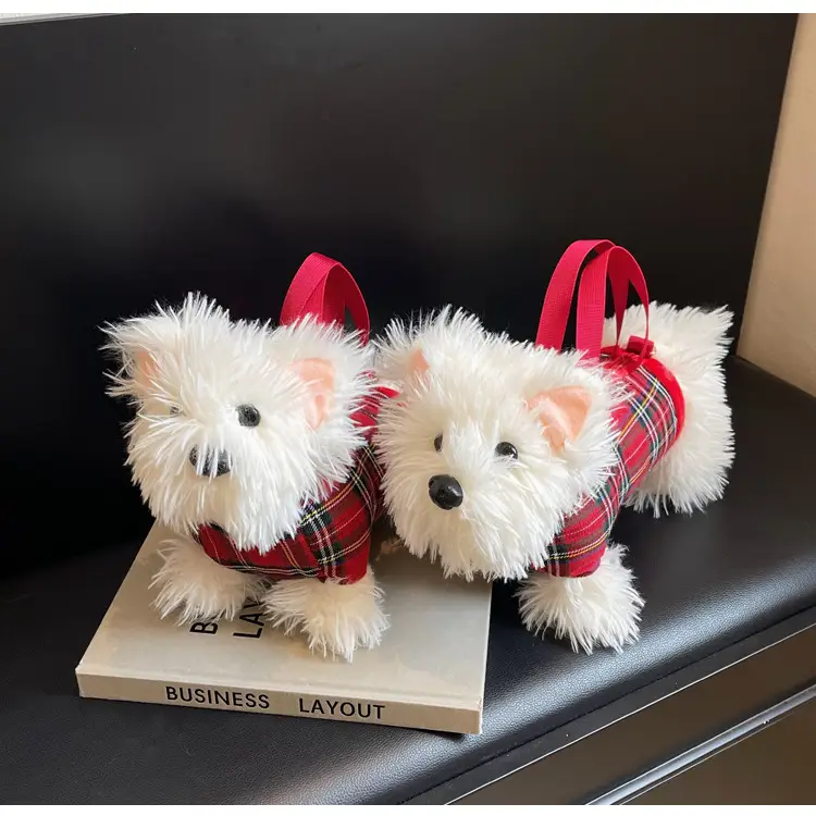 Cute Plaid Puppy Crossbody Bag for Women 2024 — feature 20
