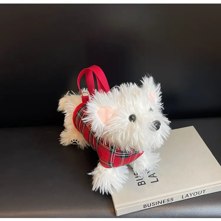 Cute Plaid Puppy Crossbody Bag for Women 2024 — feature 21