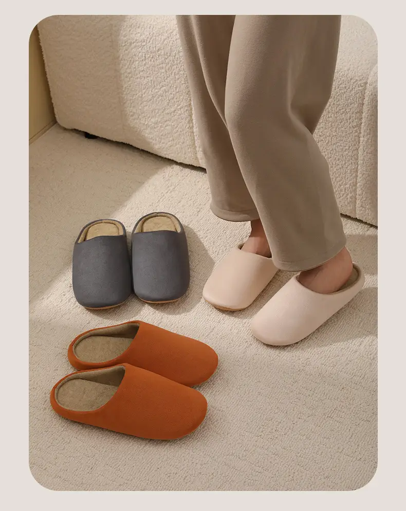 Women's Japanese Style Cotton Slippers Spring Autumn — feature 3