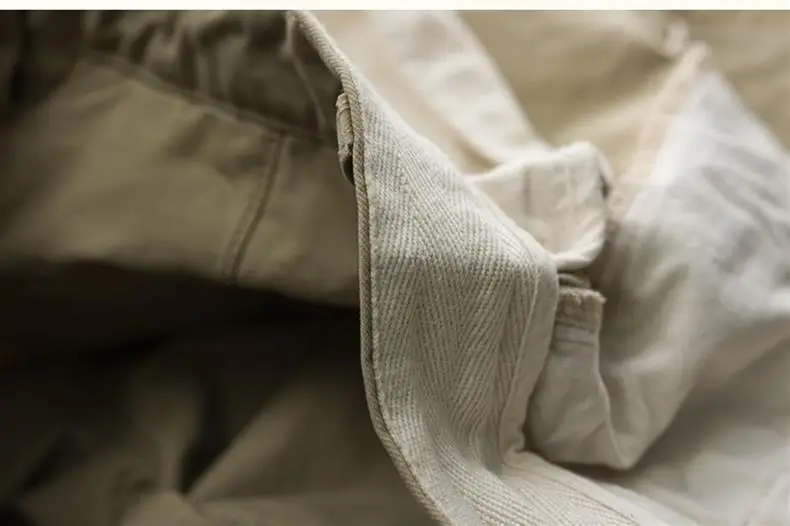 Washed Men's Japanese Solid Color Slim Shorts — feature 9