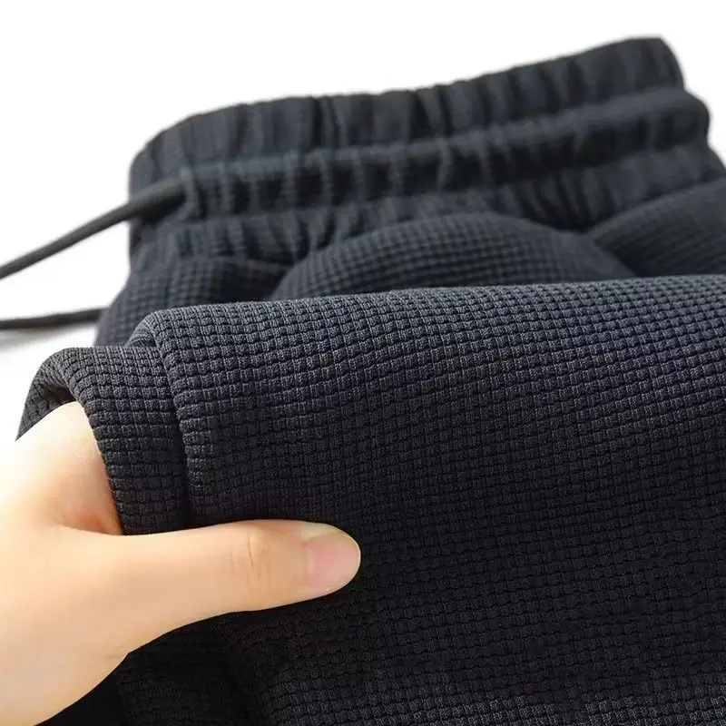 Men's Fleece Sweatpants Dark Gray Plus Size