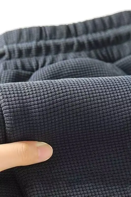 Men's Fleece Sweatpants Dark Gray Plus Size