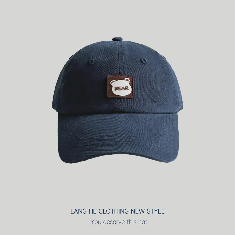 Kids Baseball Caps Korean Style All Colors - Image 2