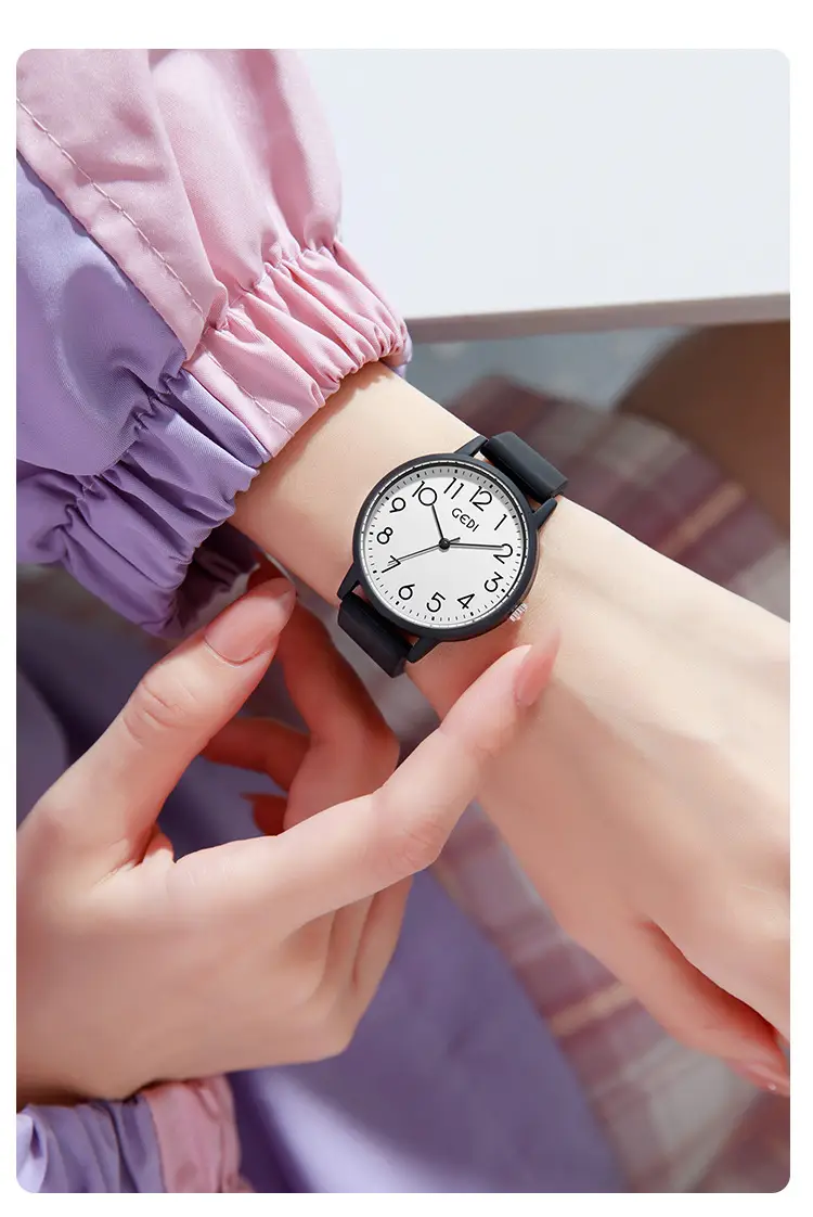Candy Color Waterproof Quartz Watch for Girls — feature 10