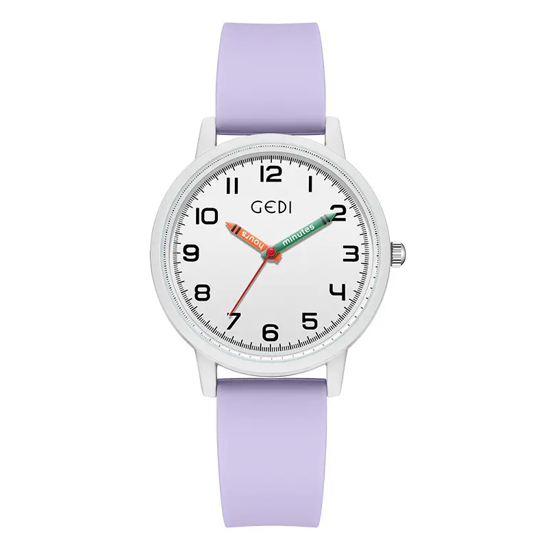 Cedi Light Blue Silicone Student Watch - Image 6