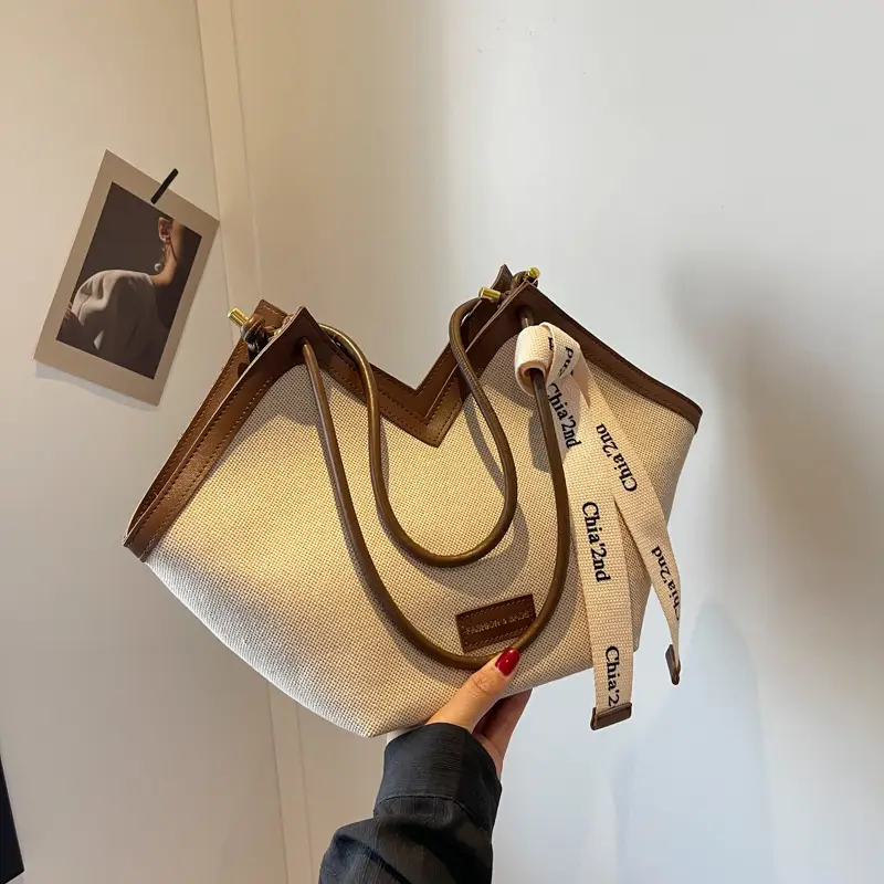 Women Canvas Shoulder Bag Large Capacity 2024 - Image 6