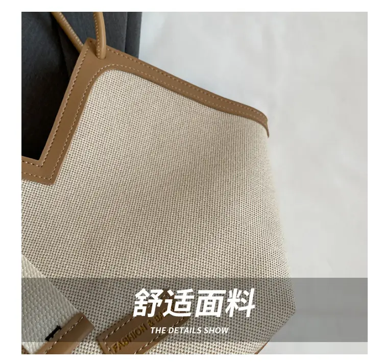 Women Canvas Shoulder Bag Large Capacity 2024 — feature 4