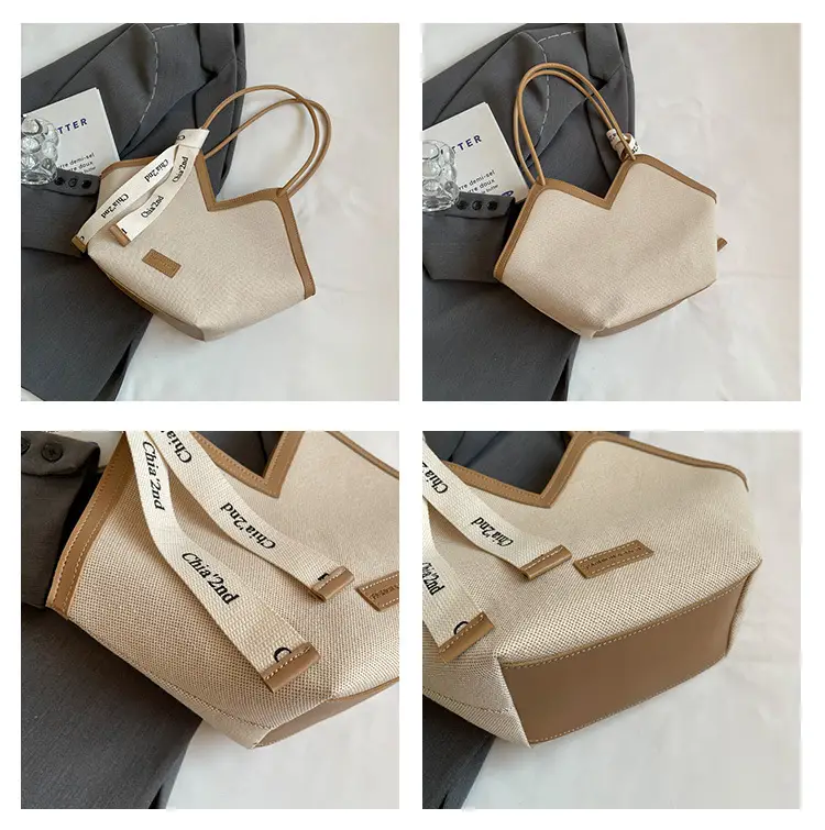 Women Canvas Shoulder Bag Large Capacity 2024 — feature 8