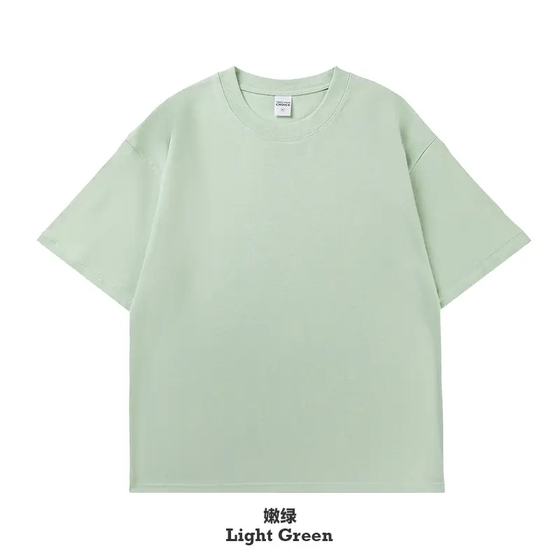 Men Light Green Cotton Crewneck T-Shirt Non-Relaxed Fit - Image 16
