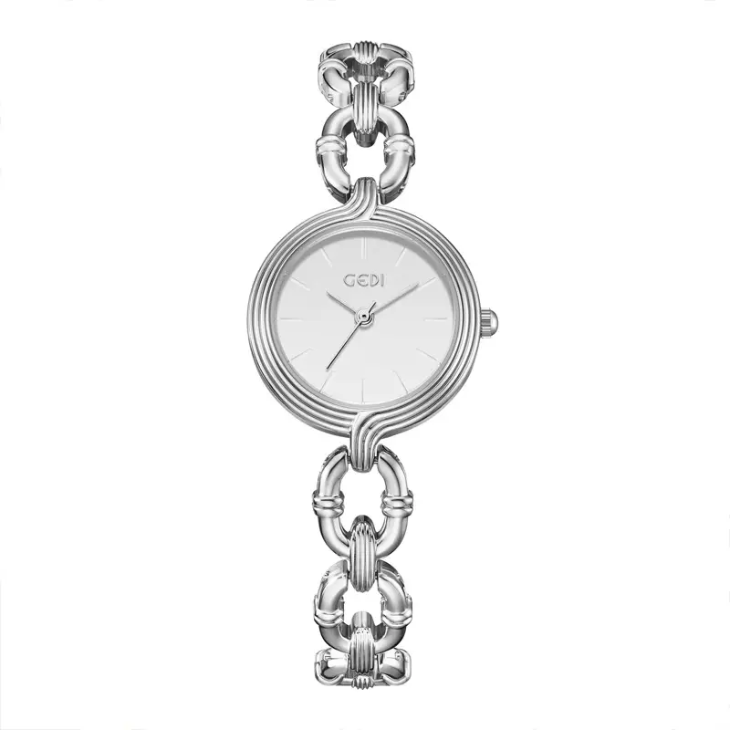 Goldie Women's Pink Chain Watch Small Elegant Design