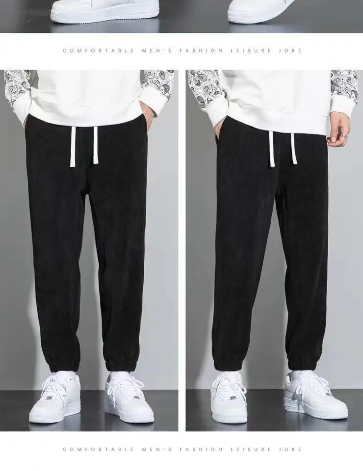 Men's Fleece Lined Winter Sweatpants Fleece Warm Winter Wear — feature 14