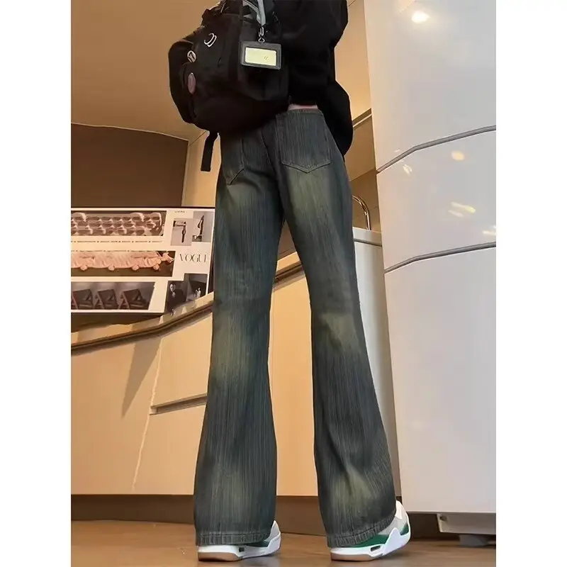Vintage Blue Slim Fit Jeans Men's Autumn Washed — feature 7