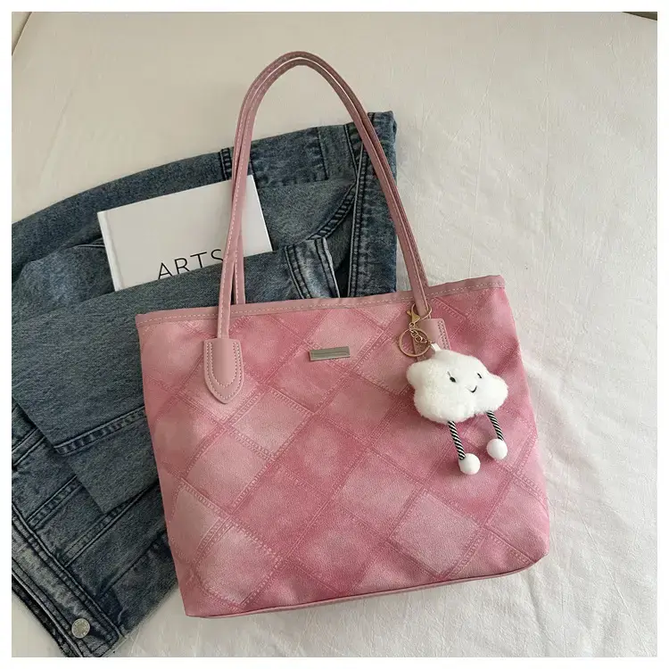 Women's Large Capacity Quilted Shoulder Bag Winter — feature 32