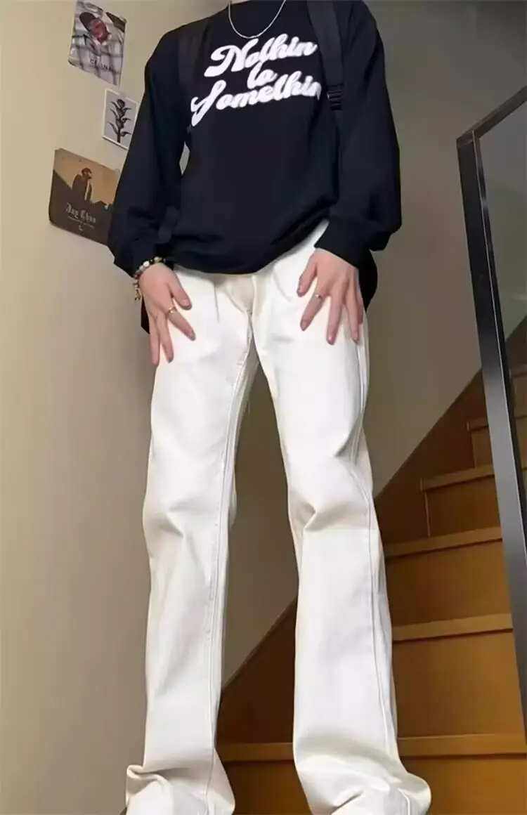 Men's Pure White Slim Fit Slim Fit Trousers — feature 5