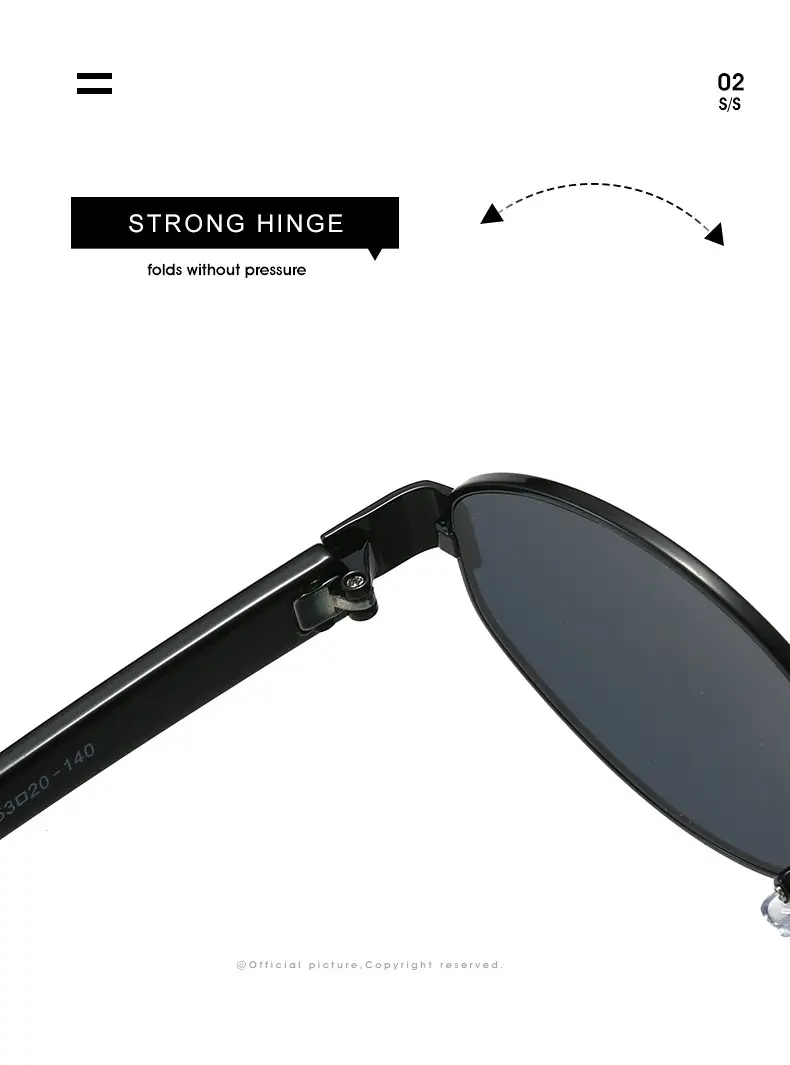 Golden Red Metal Sunglasses for Women Y2K Street Fashion — feature 13