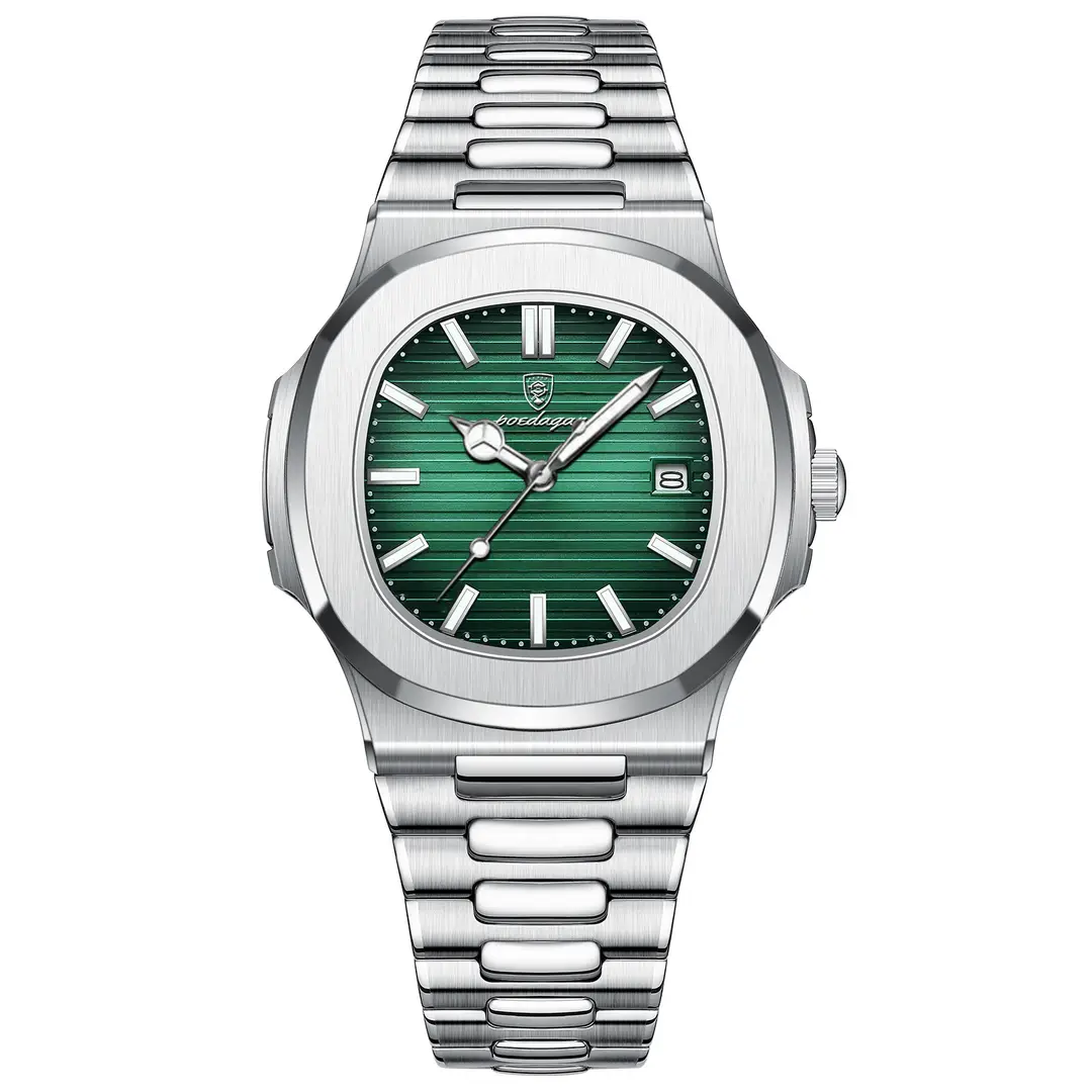 Swiss Brand New Waterproof Ultra-Thin Men's Watch Calendar Quartz Watch Live Broadcast Business Fashion Foreign Trade Hot Model
