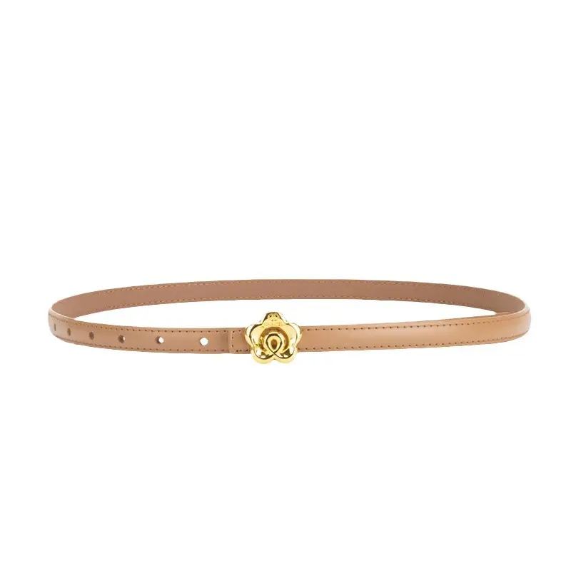 Light Purple Genuine Leather Belt for Women - Image 26