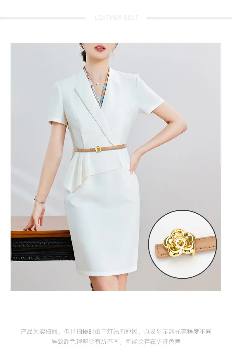 Light Purple Genuine Leather Belt for Women — feature 1