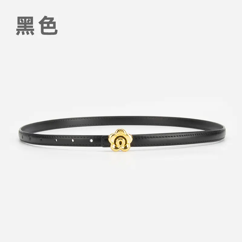 Light Purple Genuine Leather Belt for Women - Image 5