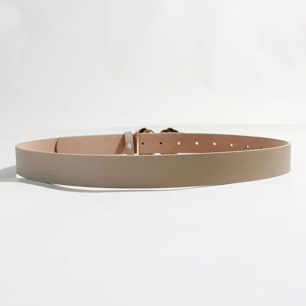 Trendy Bow Buckle Belt for Women Beige — feature 7