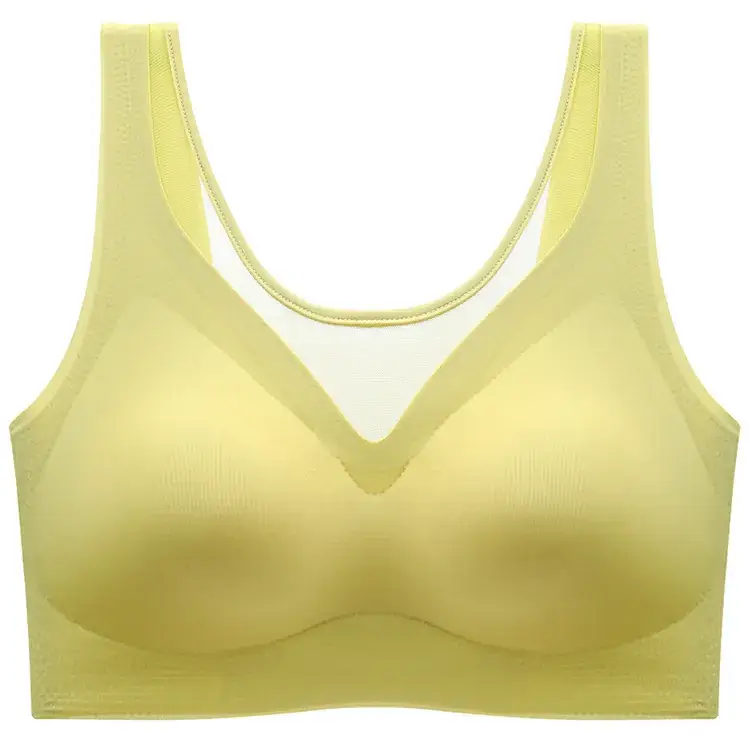 Women's No-Steel Rings Push Up Bra Summer Mesh - Image 9