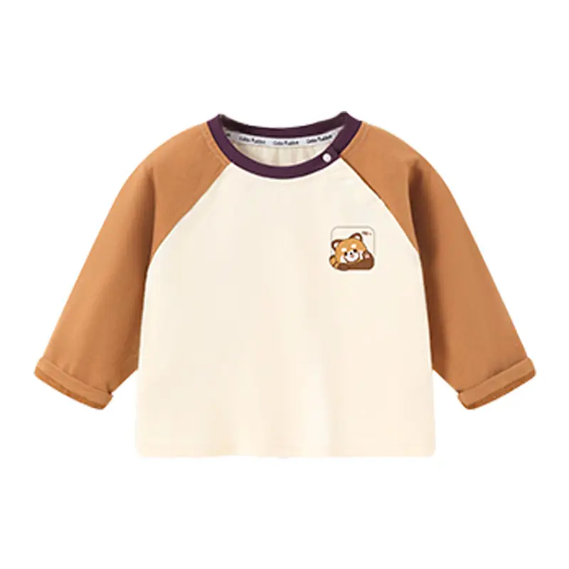 Baby Raglan T-Shirt Blue Cream Autumn Boys Top - Image 8