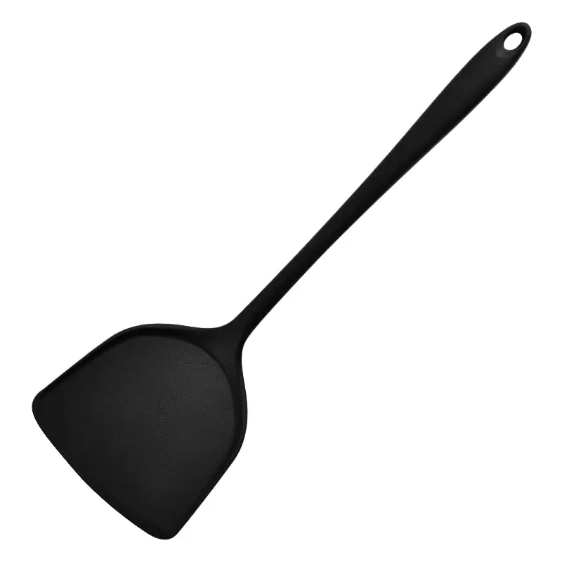 Silicone Shovel Non-stick Pan Special Sticker High Temperature Resistant Silicone Shovel suit Household Stir-frying Shovel Stir-frying Spoon Soup Spoon Kitchenware