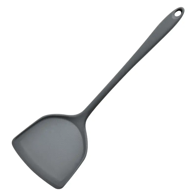 Silicone Shovel Non-stick Pan Special Sticker High Temperature Resistant Silicone Shovel suit Household Stir-frying Shovel Stir-frying Spoon Soup Spoon Kitchenware