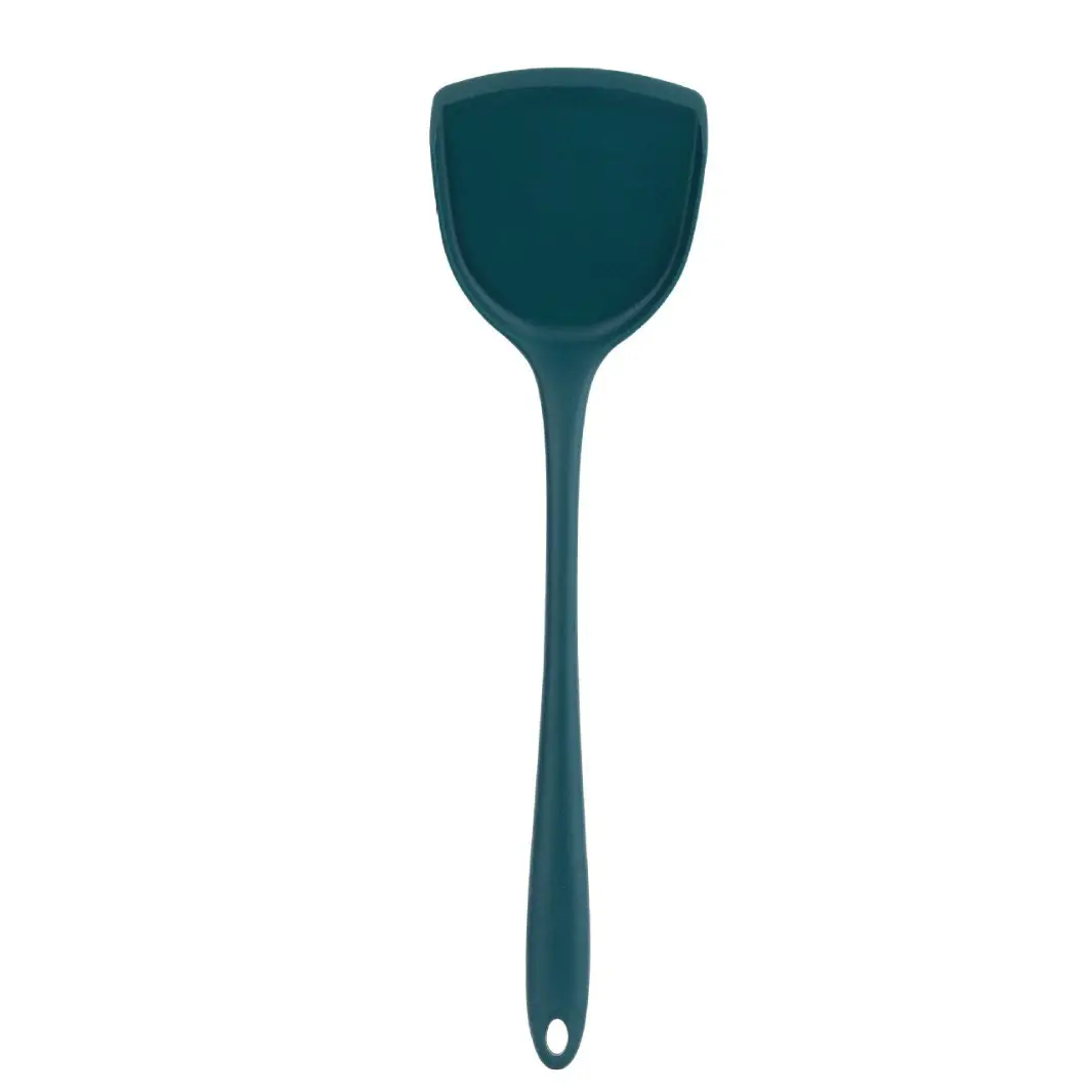 Silicone Shovel Non-stick Pan Special Sticker High Temperature Resistant Silicone Shovel suit Household Stir-frying Shovel Stir-frying Spoon Soup Spoon Kitchenware