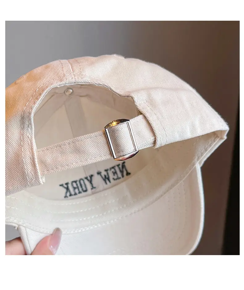 Red New York Cap for Girls Boys Spring Autumn — feature 6