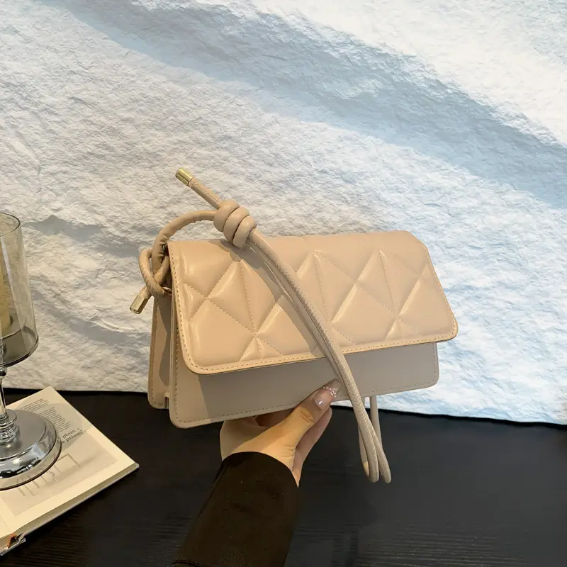 Pink Quilted Crossbody Bag for Women 2025 - Image 3