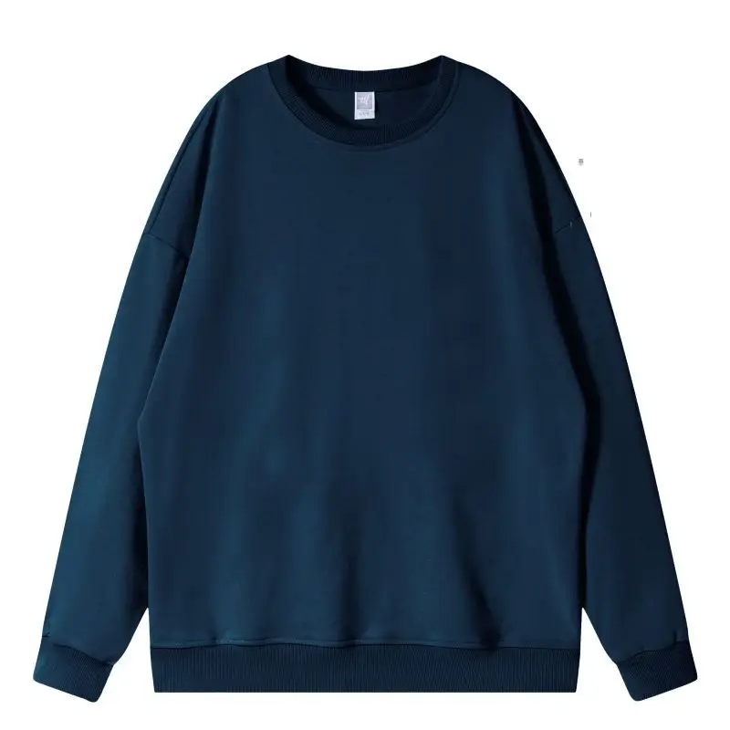 300g Cotton Terry Knit Sweatshirt Large Teal