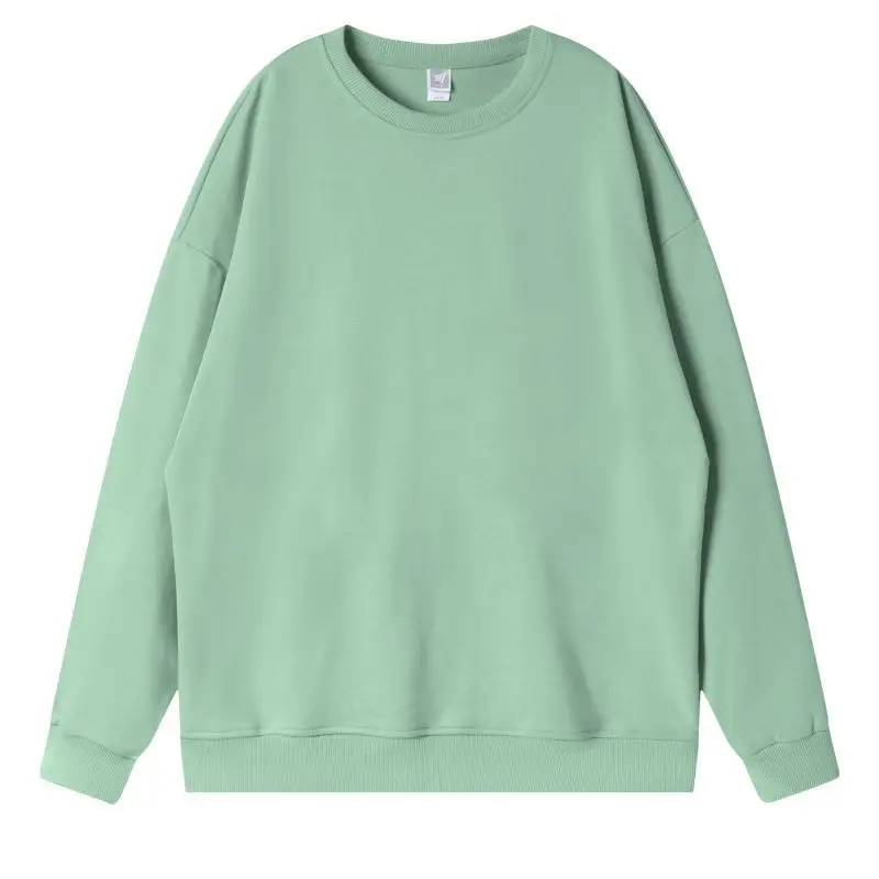 300g Cotton Terry Knit Sweatshirt Large Teal