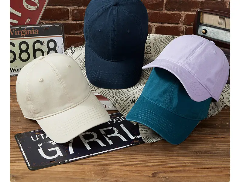Soft Blue Baseball Cap with Adjustable Buckle — feature 28