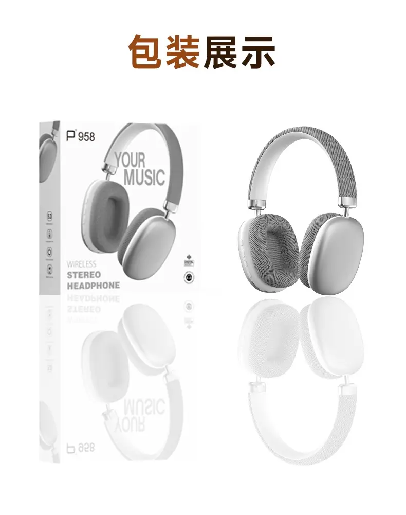 Pink Bluetooth 5.3 Over-Ear Headphones with Cotton Ear Pads — feature 21