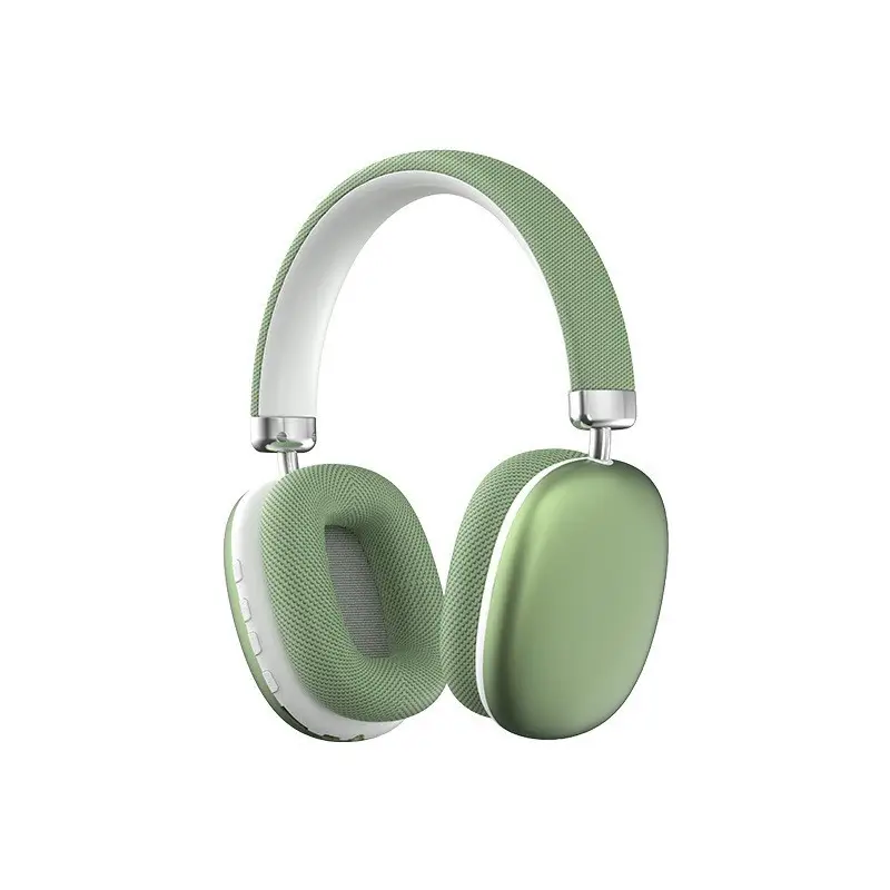 Pink Bluetooth 5.3 Over-Ear Headphones with Cotton Ear Pads