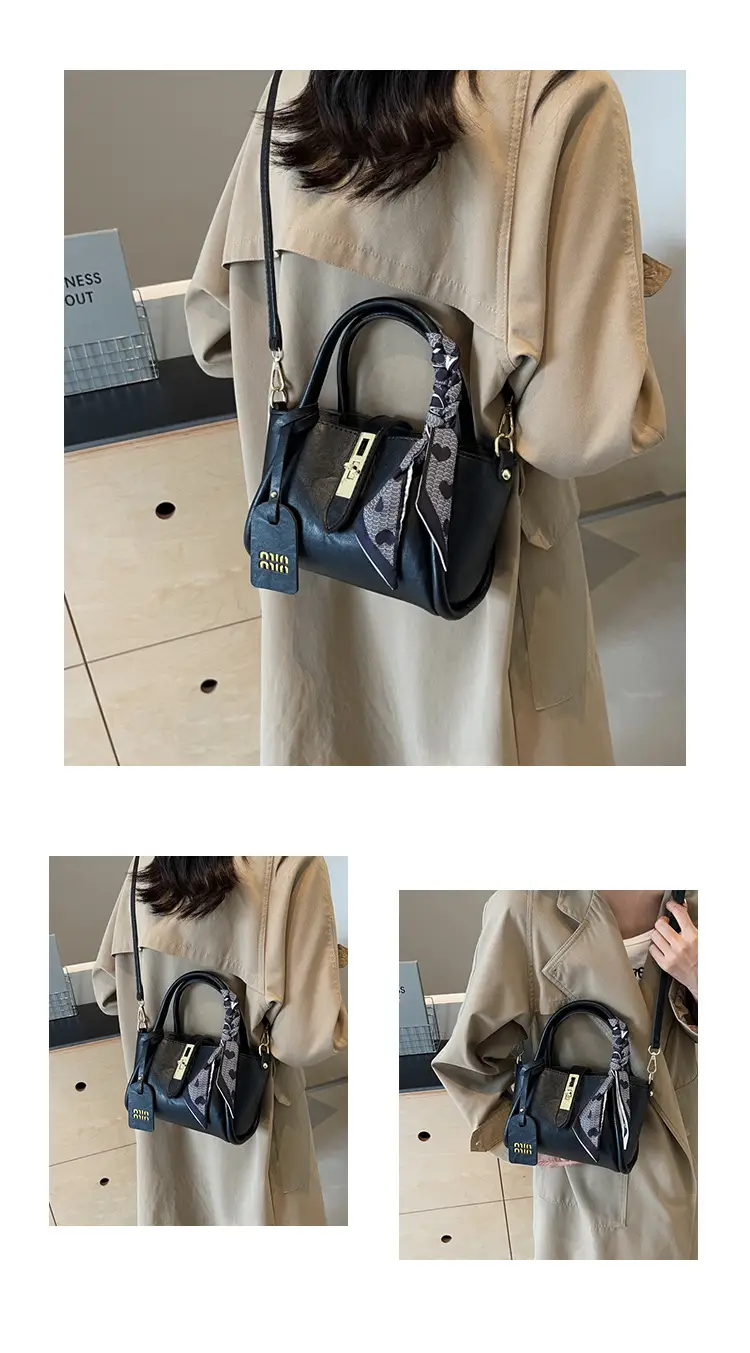Women's Brown Satchel Shoulder Bag 2024 Autumn Winter — feature 14